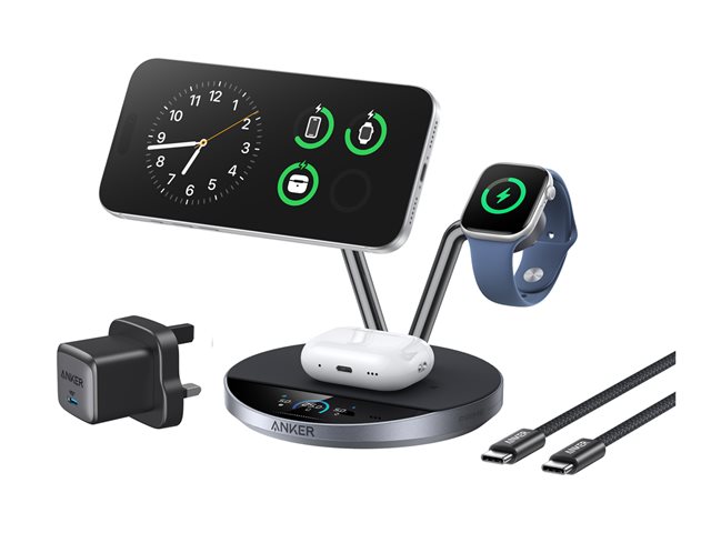 Anker Prime wireless charging stand - + AC power a