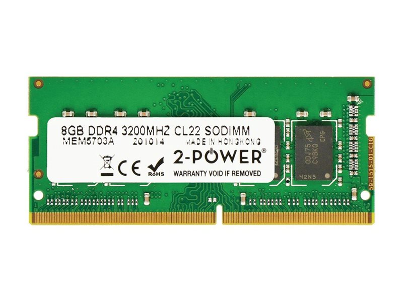 8GB DDR4 3200MHz CL22 SODIMM – PSA