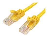 StarTech.com 2m Yellow Cat5e / Cat 5 Snagless Patch Cable - patch cable - 2 m - yellow
