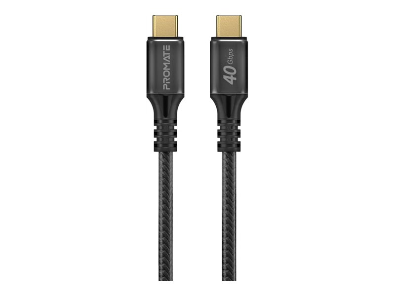 Promate PowerBolt240 USB-C cable USB-C to USB-C 2 Product shot Front 79500