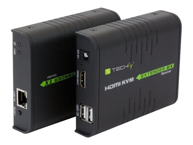 Extender HDMI + USB Techly po skr«tce Cat.5/5e/6 120m IDATA HDMI-KVM2 
