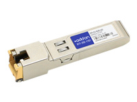 AddOn - Module transmetteur SFP (mini-GBIC) (équivalent à : Cisco SFP-CU-RJ45=) - 1GbE - 1000Base-TX 
