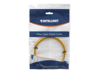 INTELLINET LWL Anschlusskabel LC/LC  5m Singlemode OS2 gelb