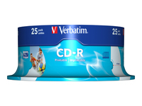 Verbatim DataLifePlus - 25 x CD-R - 700 MB 52x - printable surface - spindle