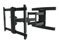 StarTech.com TV Wall Mount supports up to 100 inch VESA Displays, Low Profile Full Motion TV Wall Mount for Large Displays, Heavy Duty Adjustable Tilt/Swivel Articulating Arm Bracket