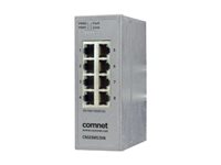 ComNet CNGE8MS/DIN Switch managed 8 x 10/100/1000 DIN rail mountable DC power 