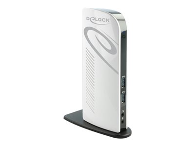 DELOCK USB Dockingstation Dual HDMI Full-HD/USB3.2/LAN/Audio