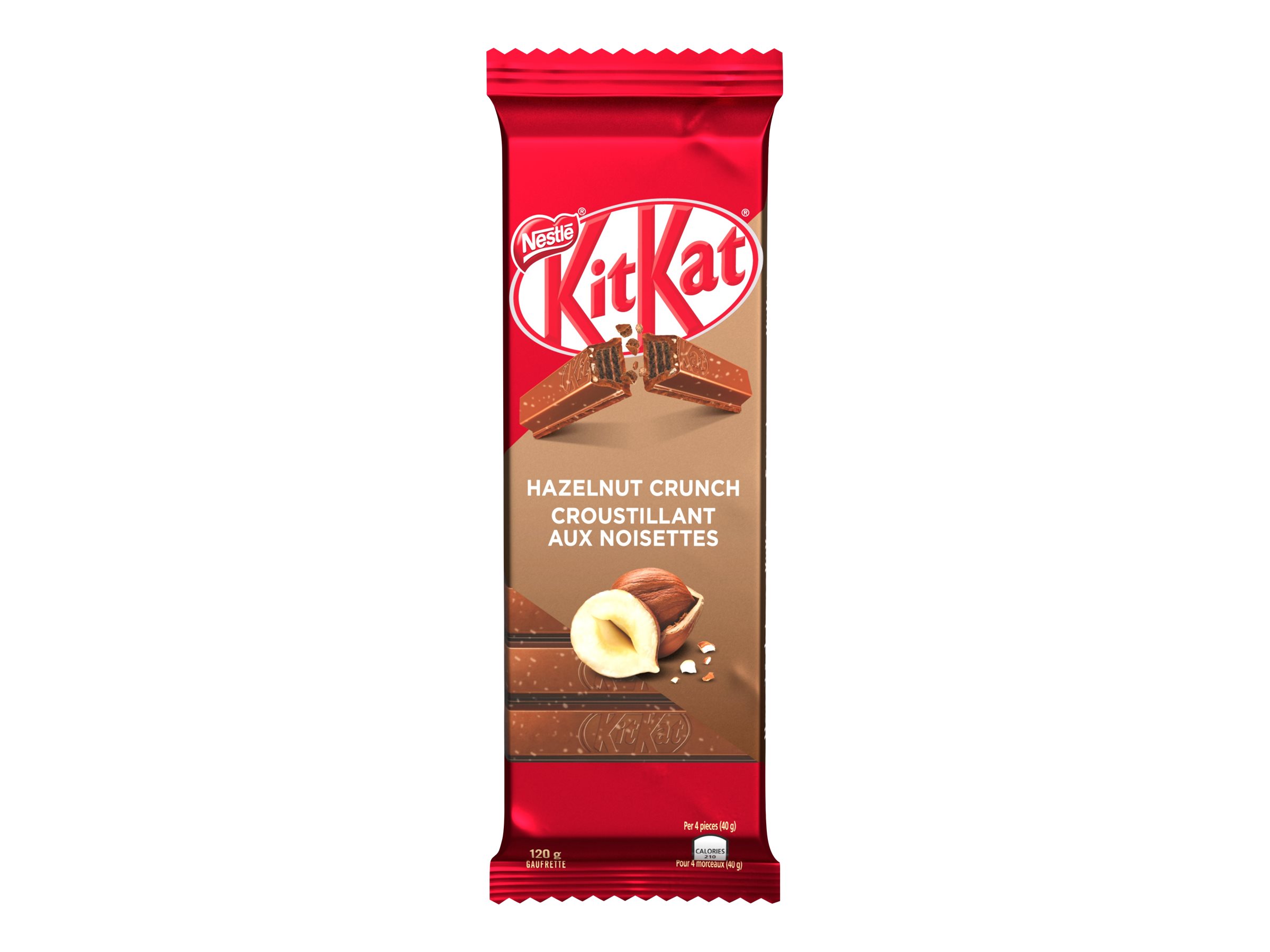 NESTLE KitKat Hazelnut Crunch Wafer Bar - 120g