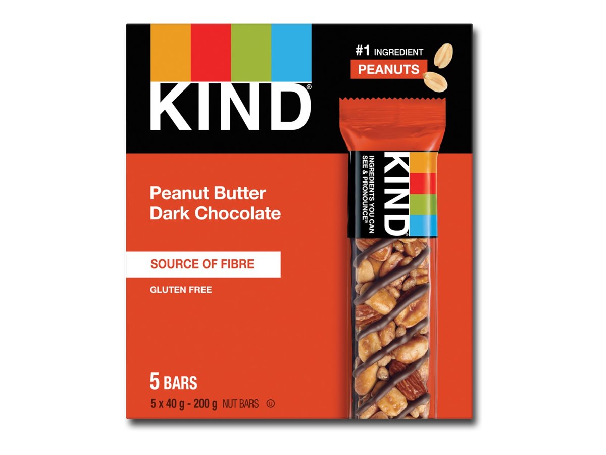 Kind Nut Bars - Peanut Butter & Dark Chocolate - 5x40g