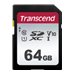 Transcend 300S - carte mmoire flash - 64 Go - SDXC UHS-I