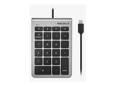Macally Keypad USB-C space gray