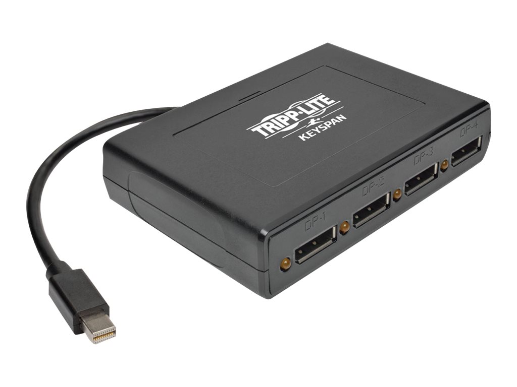 Tripp Lite 4Port Mini DisplayPort to DisplayPort Multi Stream Transport Hub