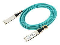 Axiom - Câble d'attache direct 40GBase-AOC - QSFP+ pour SFP+ - 5 m 