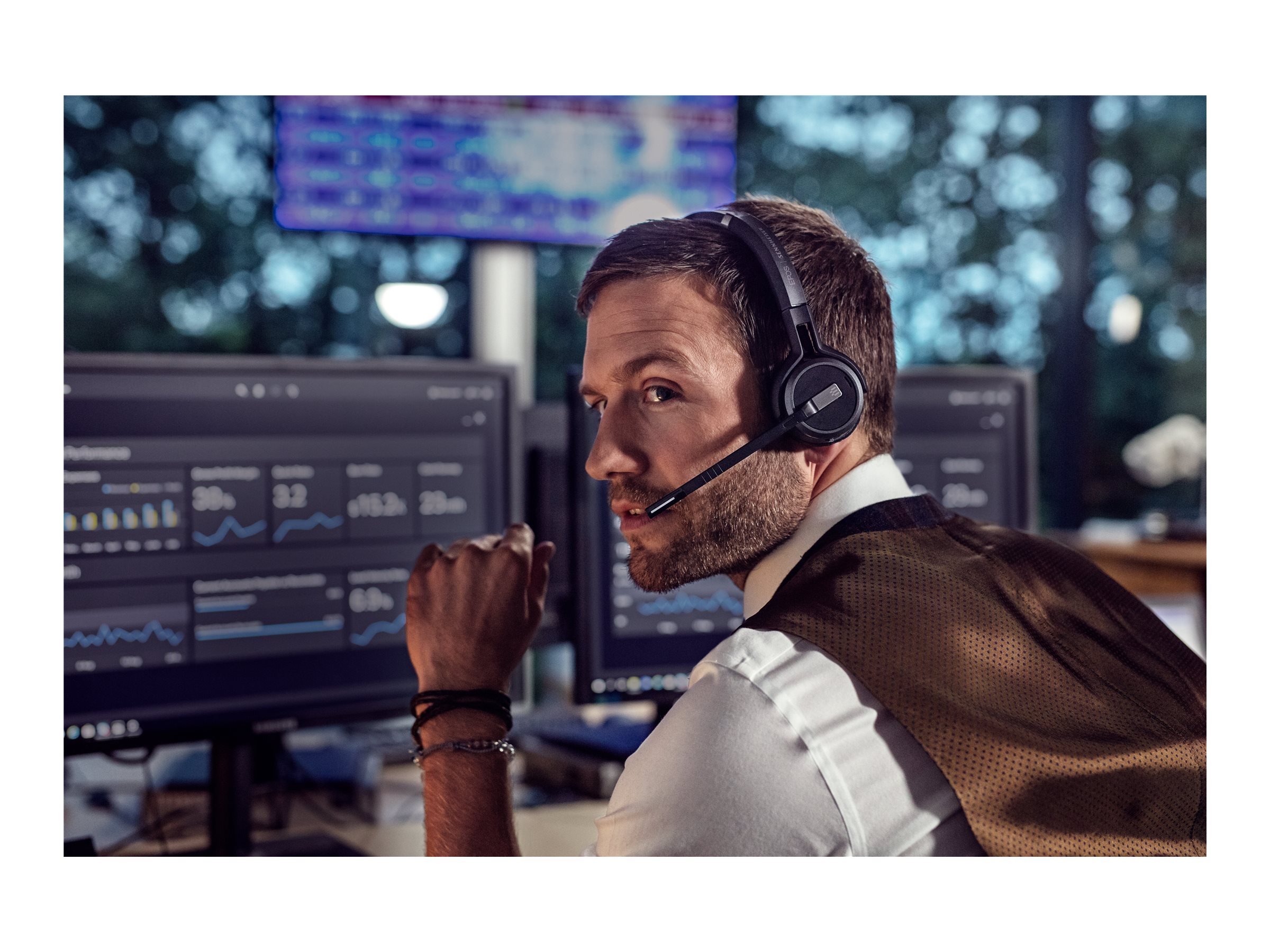 EPOS I SENNHEISER C10 Cuffie con microfono, auricolari con filo con connessione USB C semplice e flessibile e tecnologia BrainAdapt, Black, C10 USB-C