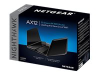 NETGEAR NIGHTHAWK AX12 AX6000 ROUTER - RAX120-100NAS