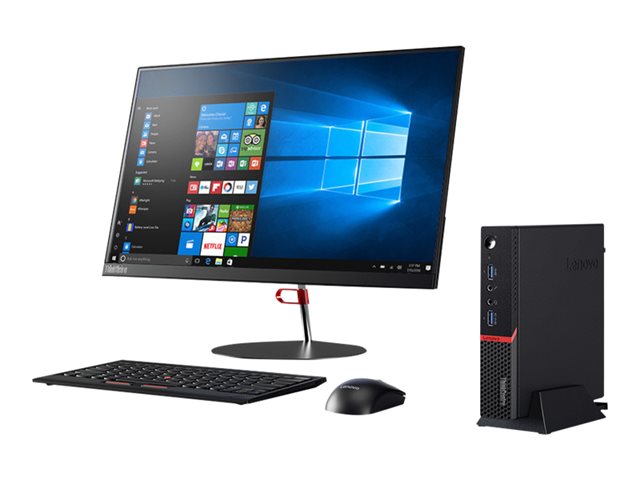 10VG001DUK - Lenovo ThinkCentre M715q (2nd Gen) - tiny - Ryzen 5 2400GE 3.2  GHz - 8 GB - SSD 256 GB - UK - Currys Business