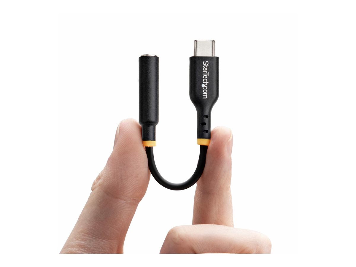 StarTech.com USB-C Audio Adapter to 3.5mm TRRS Jack, Headphone Aux Dongle - adaptér USB-C/jack sluchátek - 12.7 cm – foto 9