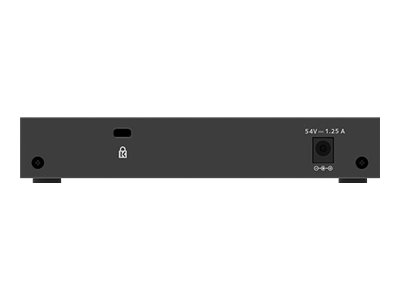 NETGEAR Plus GS305EP switch 5 ports Product shot Back 78250