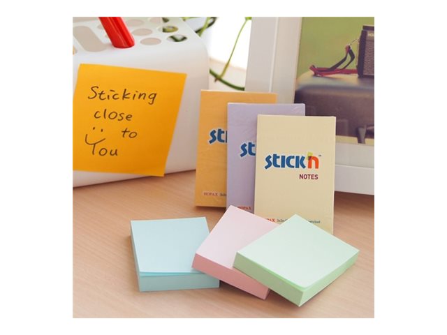 Stickn Regular Notes 76 X 51 Mm 1200 Sheets 12 X 100