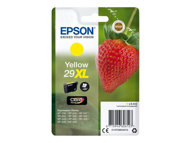 Epson 29XL - XL - yellow - original - ink cartridge