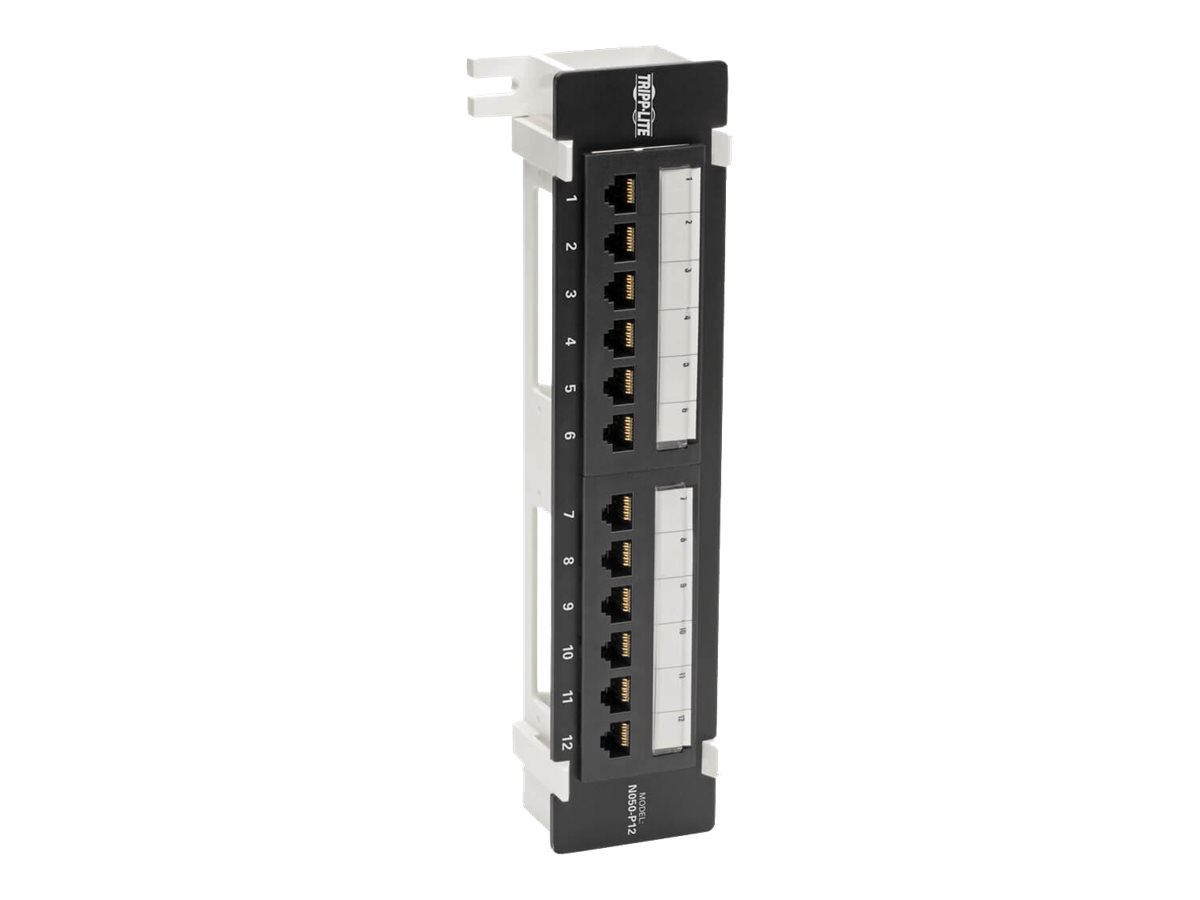 Eaton Tripp Lite Series Cat5e Wall-Mount 12-Port Patch Panel