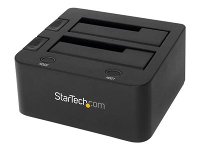 StarTech.com USB 3.0 Dual Hard Drive Docking Station with UASP for 2.5 / 3.5in HDD / SSD