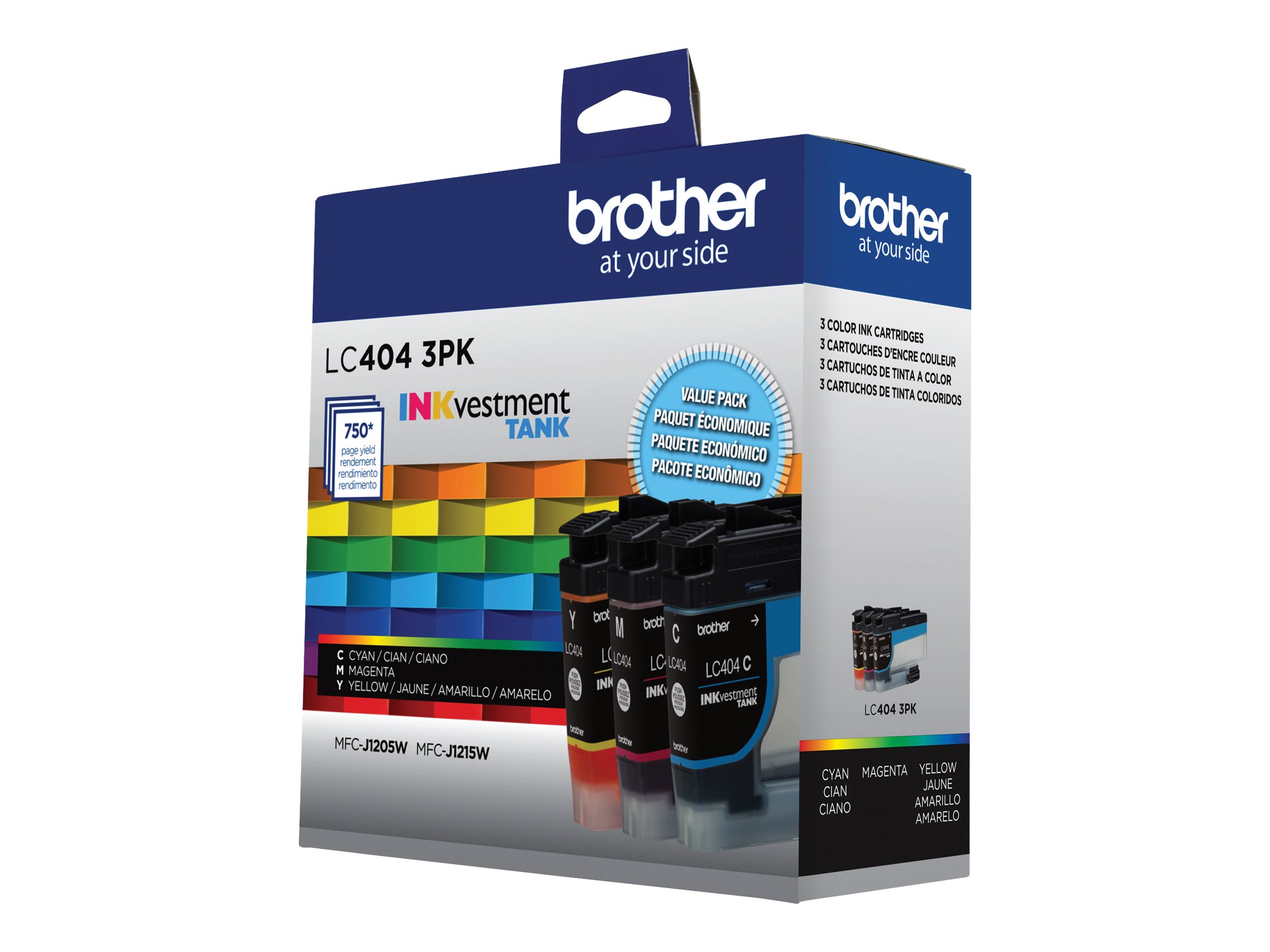 Brother Multipack Ink Cartridge - Cyan, Magenta, Yellow - LC4043PKS