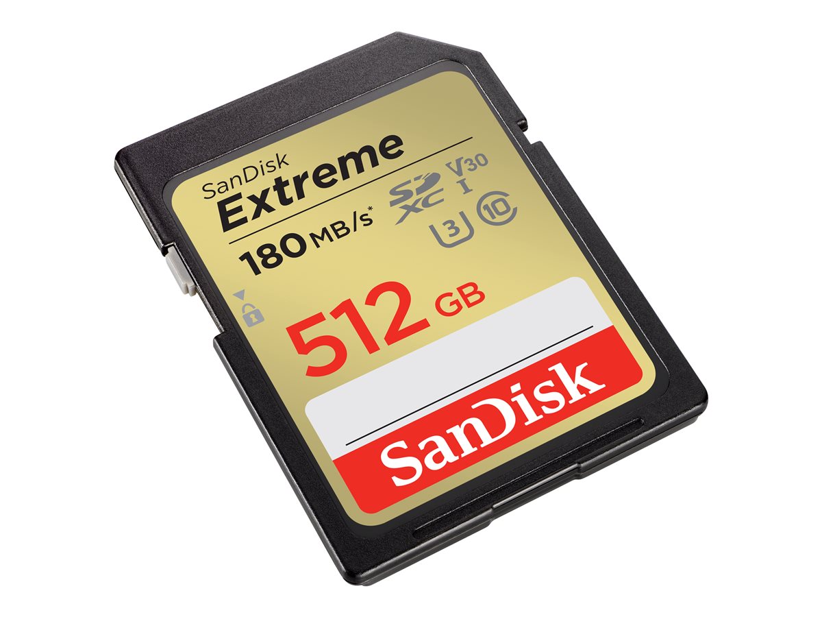 SanDisk Extreme - paměťová karta flash - 512 GB - SDXC UHS-I – foto 2