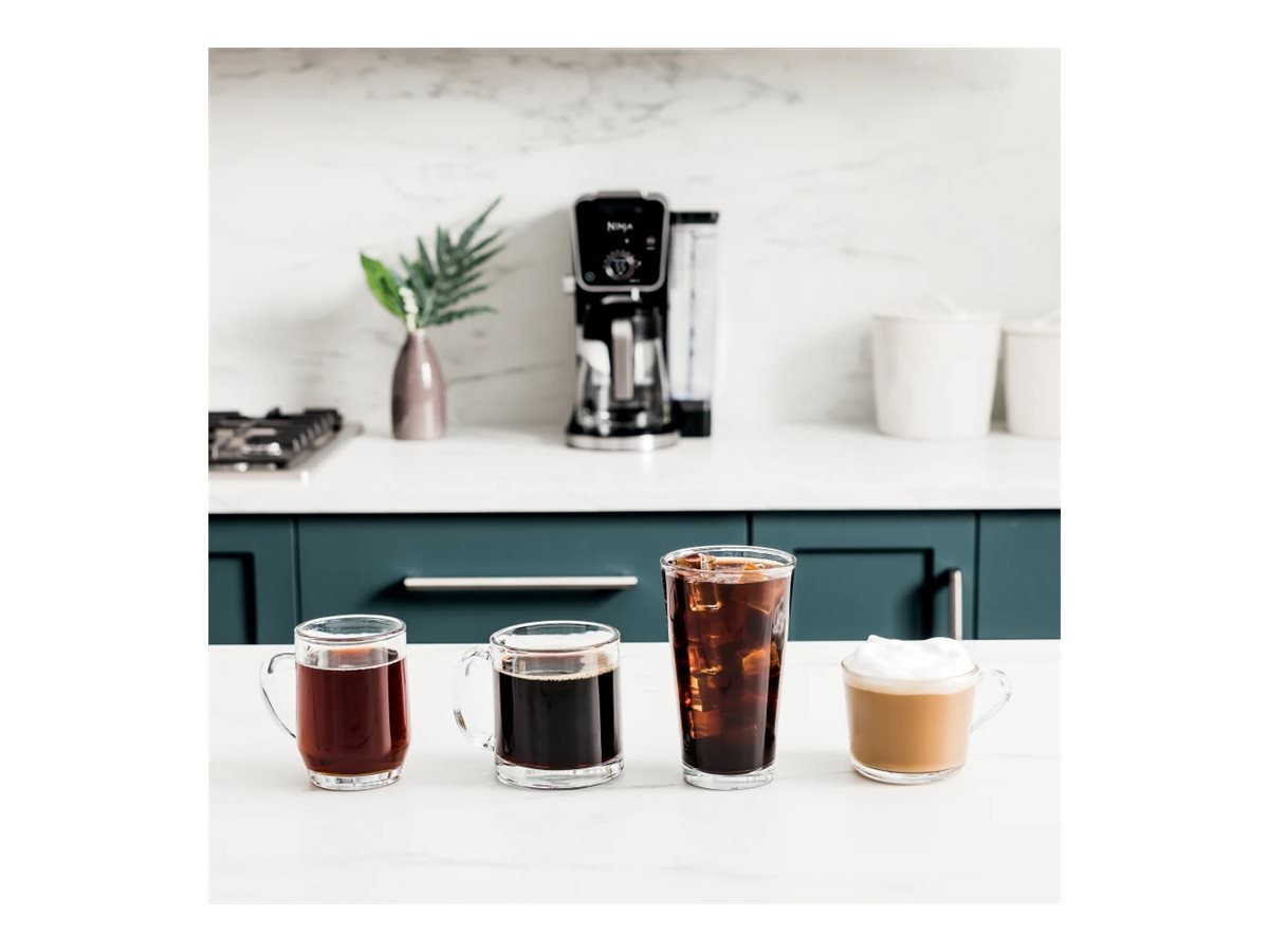 Ninja DualBrew Pro Coffee Machine with Drip Coffee Maker and Milk