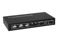 MicroConnect KVM / audio / USB switch Desktop