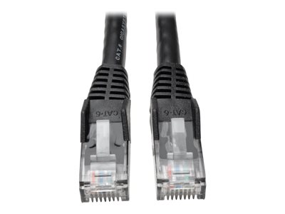 Eaton Tripp Lite Series Cat6 Gigabit Snagless Molded (UTP) Ethernet Cable (RJ45 M/M), PoE, Black, 35 ft. (10.67 m)