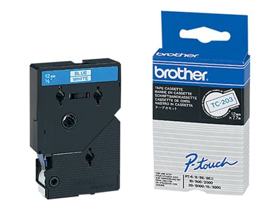 White, blue - Roll (1.2cm x 7.7m) 1 pcs. printer t