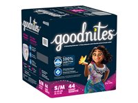 GoodNites NightTime Incontinence Underwear for Girls - Disney Princess - Small/Medium - 44 Count