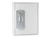 WEDO Schlüsselschrank 21 Schlüssel Maße:27x9,5x35 Lichtgrau