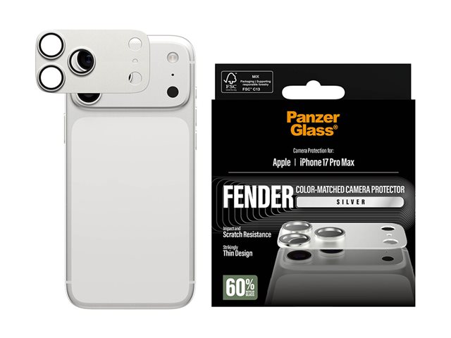PanzerGlass FENDER Apple iPhone 17 Pro Max stříbrný – foto 4