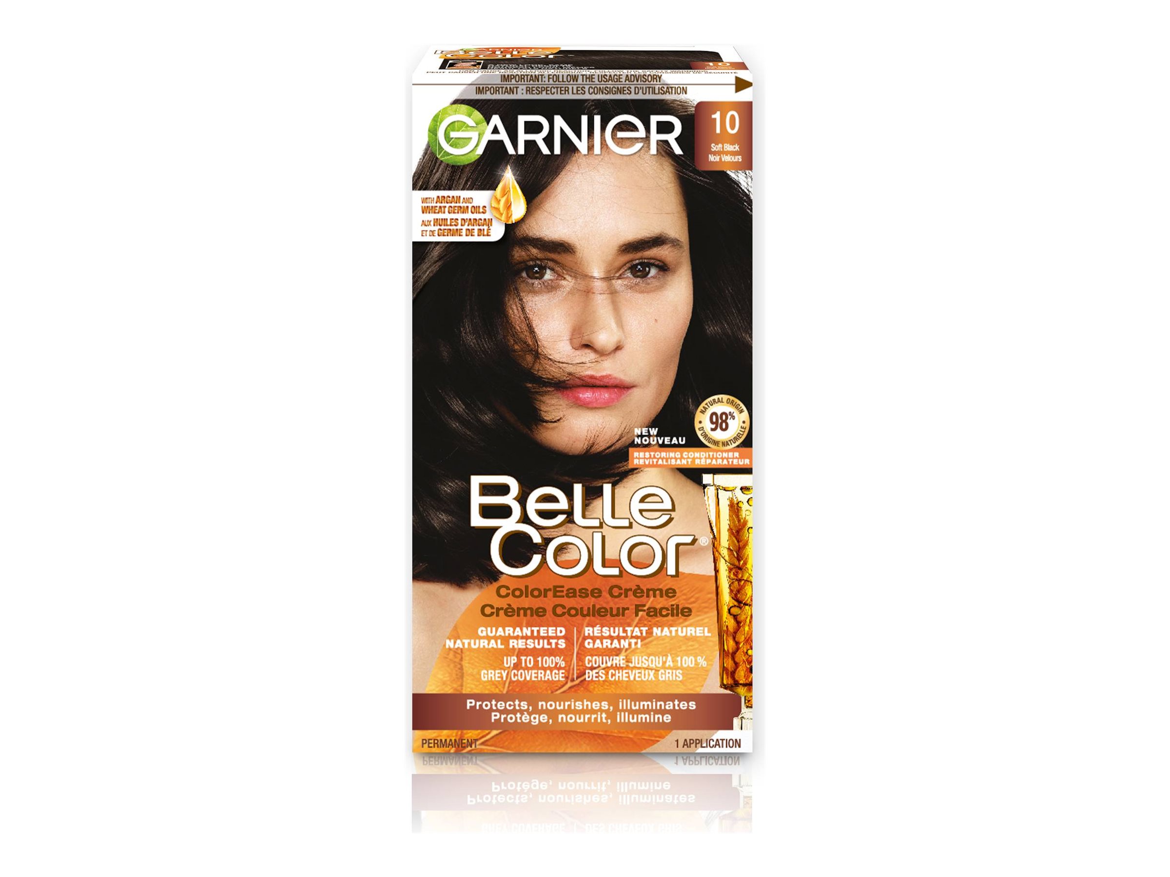 Garnier Belle Color Permanent Hair Color Soft Black (10)