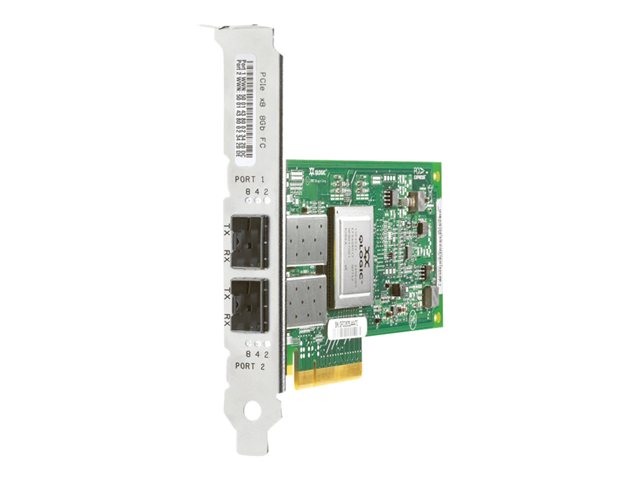 HPE 82Q - Host bus adapter - PCIe low profile - 8Gb Fibre Channel - Fibre Channel - 2 ports + 2 x SFP+ - factory integrated – Hewlett Packard Enterprise