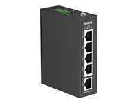 D-Link DIS 100E-05 - switch - industrial - 5 ports - unmanaged