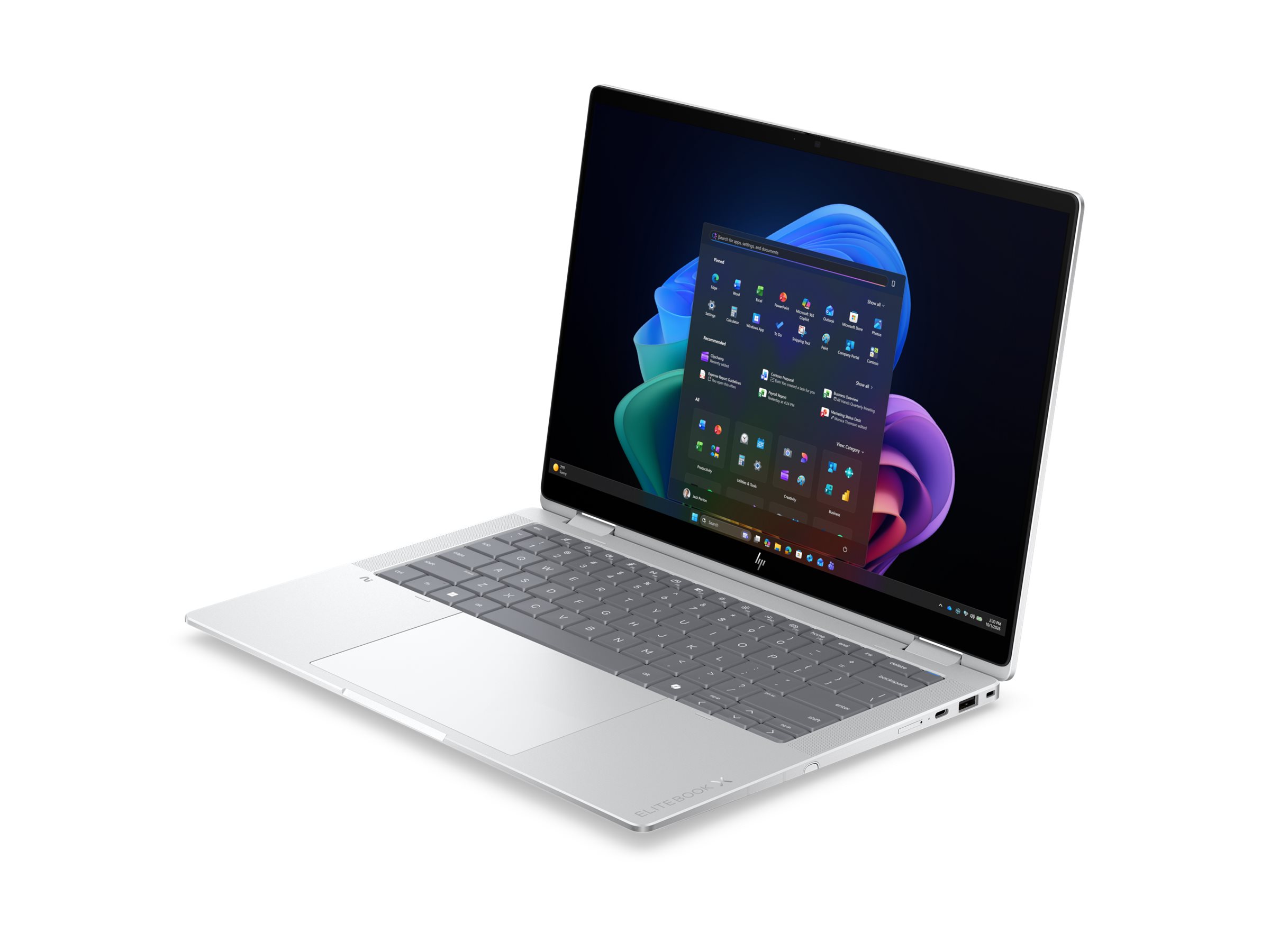 HP EliteBook X Flip G2i Notebook Next Gen AI Copilot+ PC 14 Intel Core Ultra 7 356H 32 Product shot Right side 77950