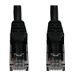 Eaton Tripp Lite Series Cat6a 10G Snagless Molded UTP Ethernet Cable (RJ45 M/M), PoE, Black, 100 ft. (30.5 m)