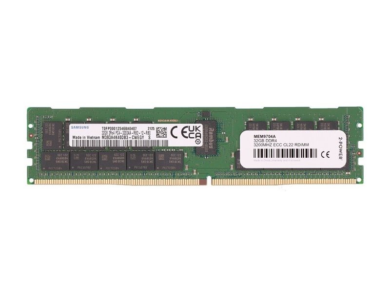 32GB DDR4 3200MHz ECC CL22 RDIMM – PSA