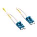 Axiom LC-LC Singlemode Duplex OS2 9/125 Fiber Optic Cable
