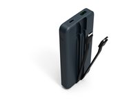 PORT Connect Powerbank 10000mAh 20Watt 1xUSB-A 2.0 3xUSB-C Blå