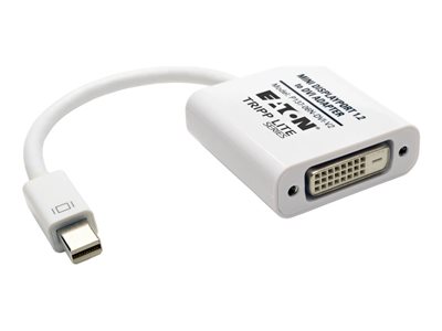 Tripp Lite Keyspan Mini DisplayPort 1.2 to DVI Active Adapter Converter (Mini-DP Male to DVI Female), 6-in.