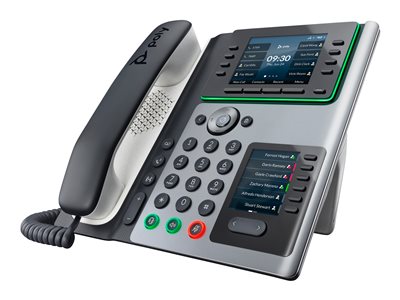 HP Poly Edge E400 IP Phone & PoE-enabled