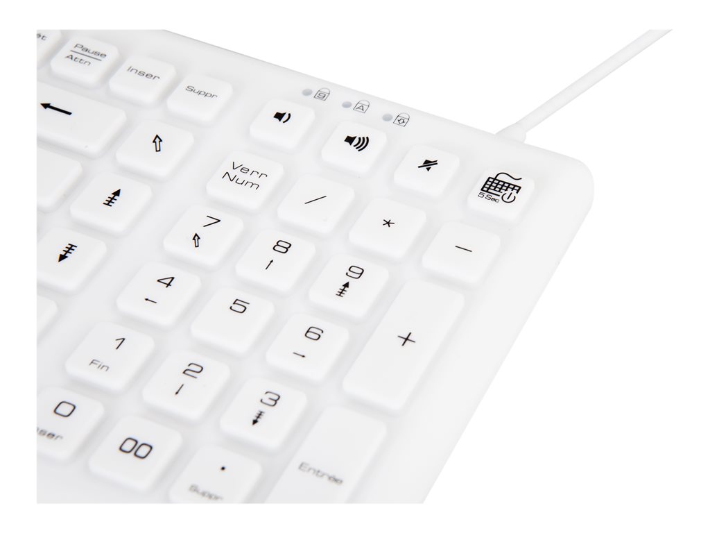 URBAN FACTORY USB wired keyboard ABS