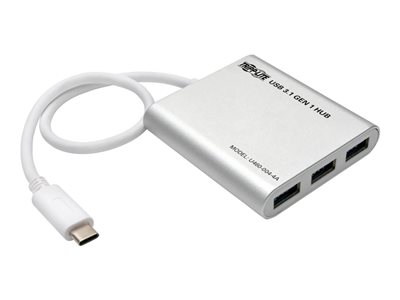 Tripp Lite 4-Port Portable USB 3.1 Gen 1 USB Type-C USB-C Hub