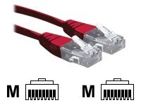 Image of CONNEkT GEAR network cable - 0.5 m - red