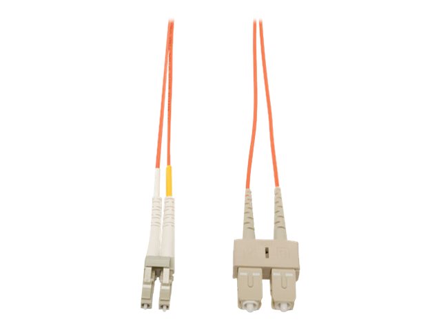 Tripp Lite 2M Duplex Multimode 62.5/125 Fiber Optic Patch Cable LC/SC 6' 6ft 2 Meter