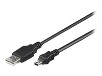 MicroConnect USB-kabel 1m